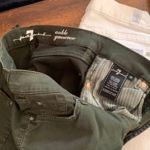 2 pairs of Seven jeans.